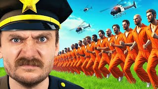 Thumbnail for 1 Cop vs 100 Escaped Prisoners in GTA
