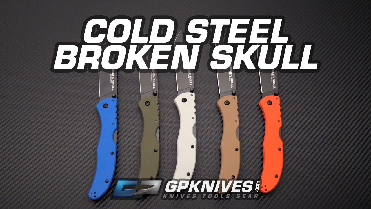 Cold Steel Steve Austin Broken Skull Series CTS XHP Folding Knife