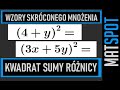 Wzory skróconego mnożenia #1