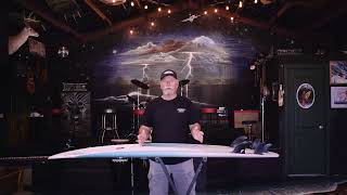 Exclusive Bill Stewart describes the Stewart 949 Comp Mid-Length Surfboard Information
