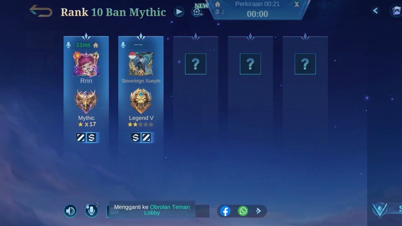 Mobile Legends gameplay — 【Rank Duo】 Ente asik bruh walaupun first time mabar🗿