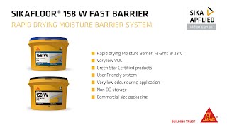 Sika Applied Series - Sikafloor 158 W Fast Barrier