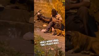 Homeless Man Celebrates His Birthday With His Dogs