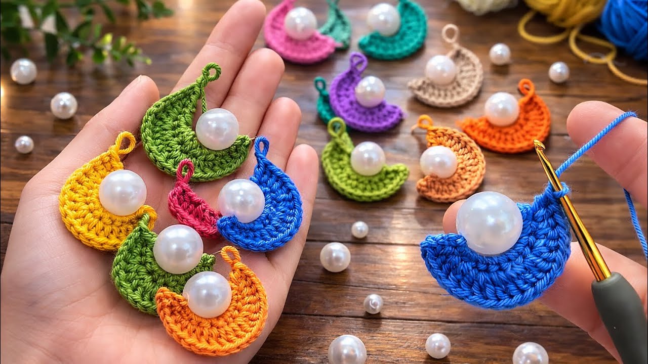 💰Я сделала 50 штук за один день и все продала! Это лучшая простая идея для вязания крючком с жемч...