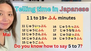 Learn Japanese Japanese For Beginners How To Tell Time Hour, Minutes, Seconds Count To 60