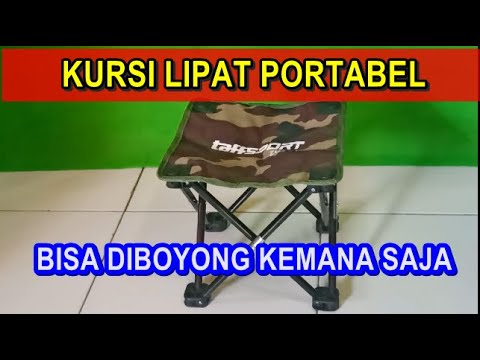  KURSI  LIPAT  COCOK BUAT MANCING MANIA CAMPING NAIK GUNUNG  