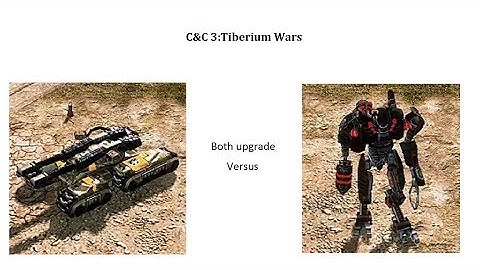 C&C 3: Tiberium Wars: upgrade Mammoth Mk. III Tank versus upgrade Avatar