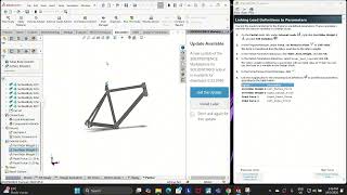 SOLIDWORKS DESIGN EVALUATION OF BICYCLE FRAME