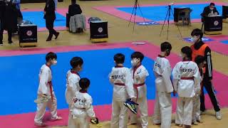 Chris and Lucas getting teen belts