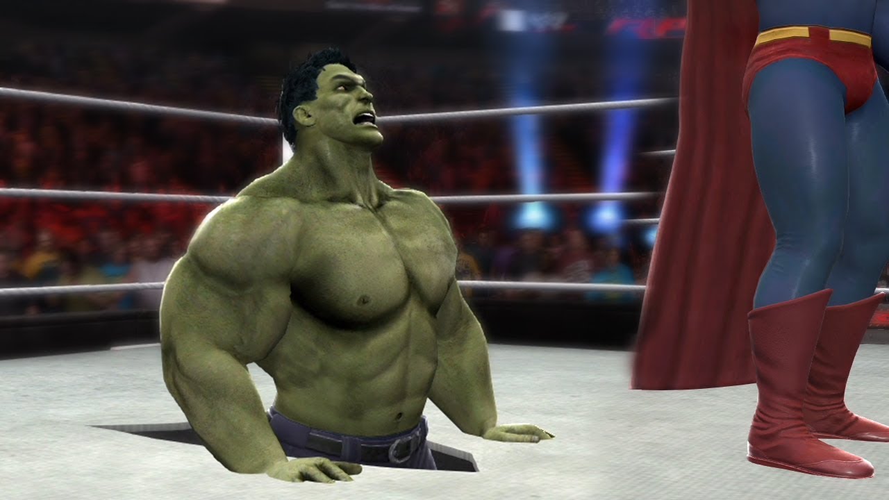 Superman Vs Hulk I Quit Match