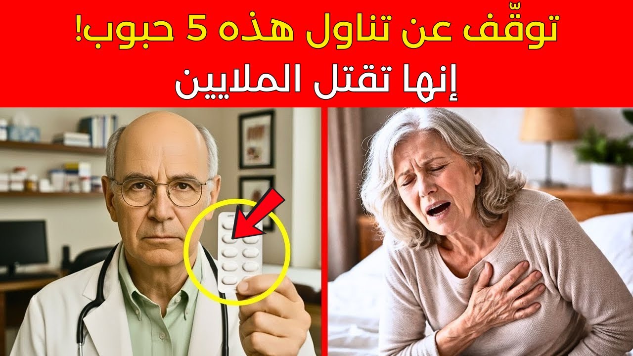 طبيب قلب يحذّر: هذه 5 حبوب تُدمّر قلب كبار السن!
