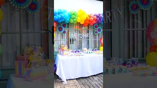 Rainbow Unicorns Children&#39;s Birthday Qualatex