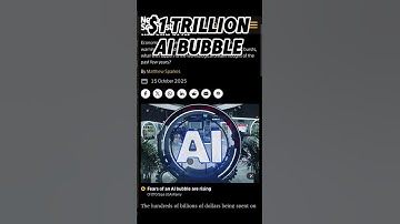 $1 Trillion AI Bubble About to Burst? OpenAI, Nvidia & Microsoft in Danger
