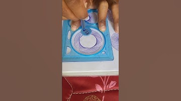 Nice art #spiroart #artandcraft #oddlysatisfying #satisfying #spirograph #drawing #spirographdrawing