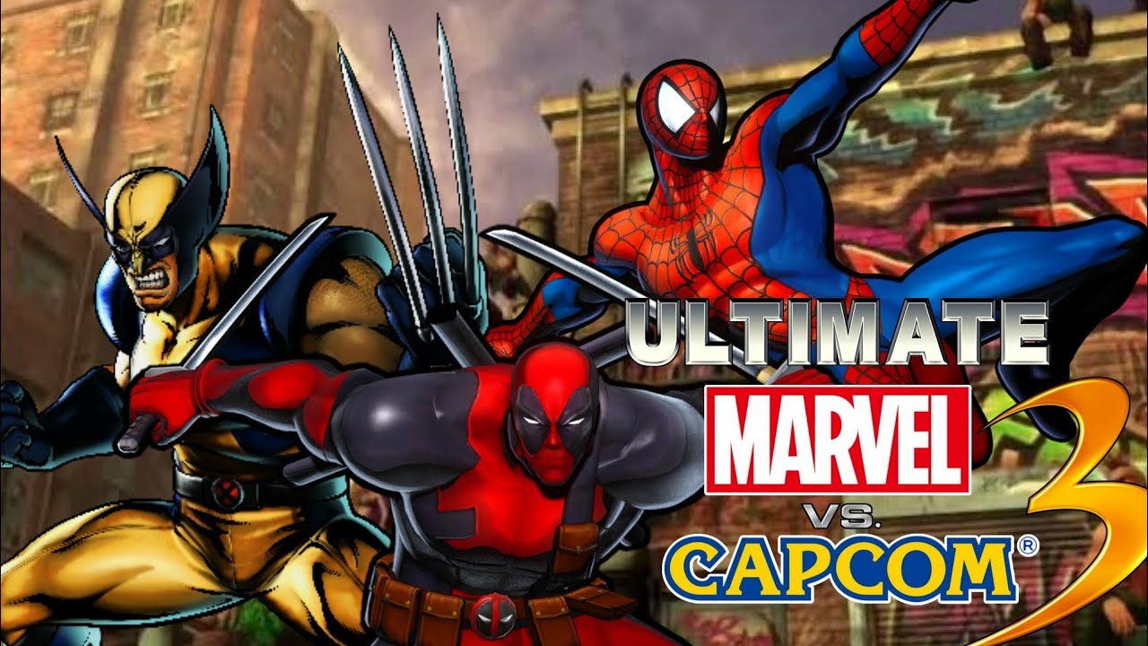 Deadpool & Wolverine & Spider man Ultimate Marvel vs Capcom 3 - YouTube