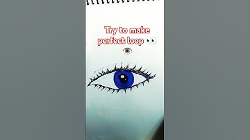 Try to make perfect eyes loop 👀👀 👁️#art #loop #shorts #viralvideo
