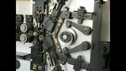 CSM-5100CNC spring coilingmachine can stable produce 9.5mm Oil Tempered wire spring!