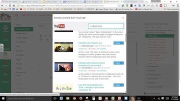 Canvas - Embedding Video