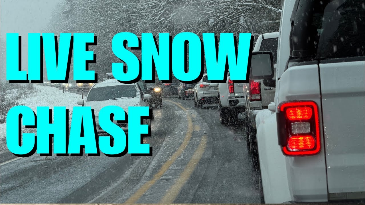 LIVE Snow Chase - Highway 2 Washington state - 03-13-26