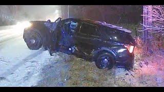 Driver Runs Cop Off The Road