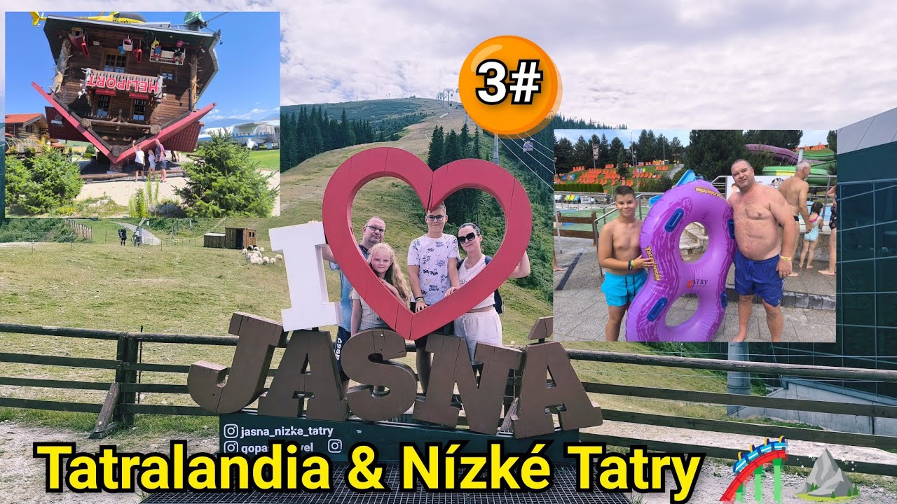 🛝 Tatralandia & Nízké Tatry – Tobogány, pěší túra & bowling! (Dovolená Slovensko) #tatralandia 