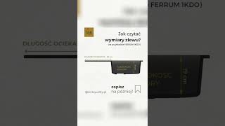 Jak Czytać Wymiary Zlewozmywaka