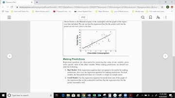 Statistics Section 10-2 Regression