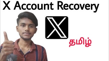 x account recovery / how to recover x account / x account password recovery / tamil / BT
