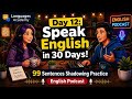 Day 12: Speak English in 30 Days! 99 Sentences Shadowing Practice | English Podcast