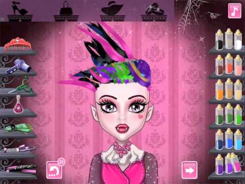 Monster High Hair Salon gameplay