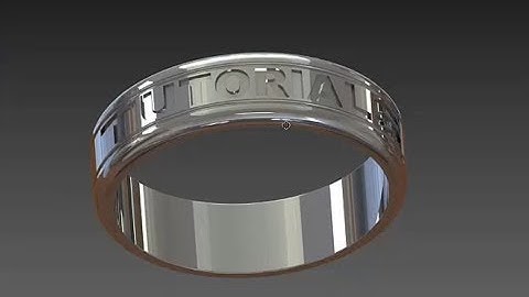 SOLIDWORKS TUTORIAL-CREATE OF THE RING WITH SWEPT BOSS/BASE TOOL