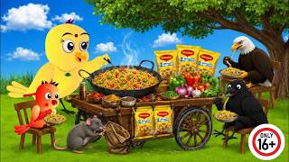 चिड़िया Maggie मैगी बेचने वाली|ranu chidiya new cartoon|chidiya cartoon picture|chidiya cartoon story