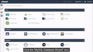 How to create a MySQL database in cPanel?