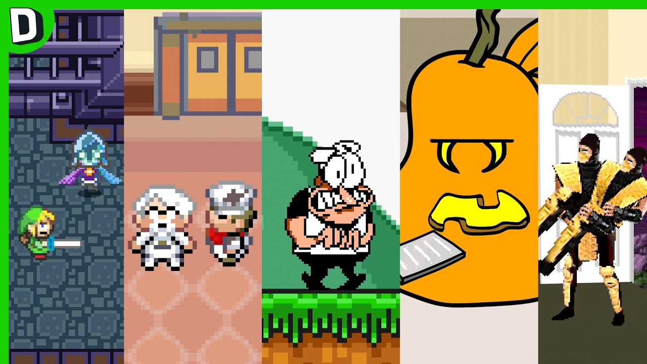 Link, Pizza Tower, Pumpkin Party & More - Dorkly Bits Grab Bag #49