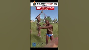 Elevator CRUSHER Trap Base / Part 6 #cableguyrust #rust #rustpcgame #rustgame #rustpc #rustgameplay