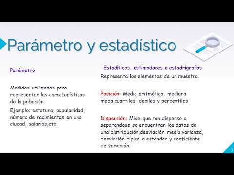 Estadístico y parámetro