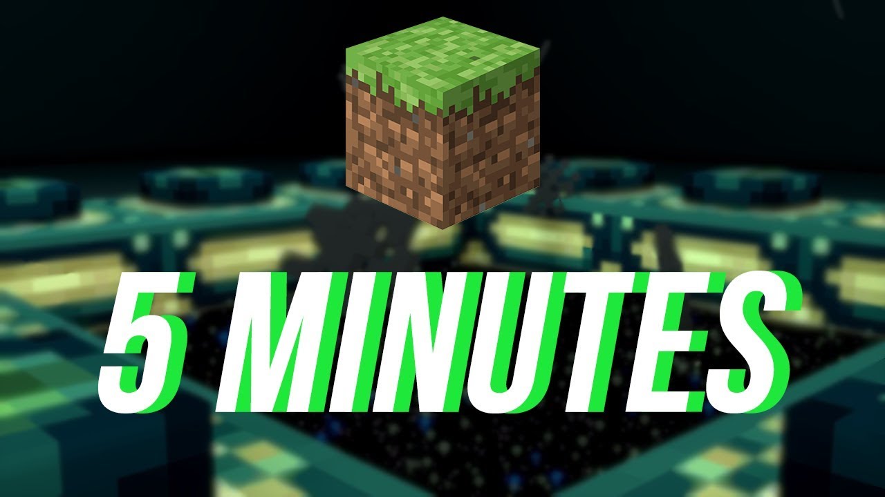 How To Beat Minecraft In 5 Minutes - YouTube