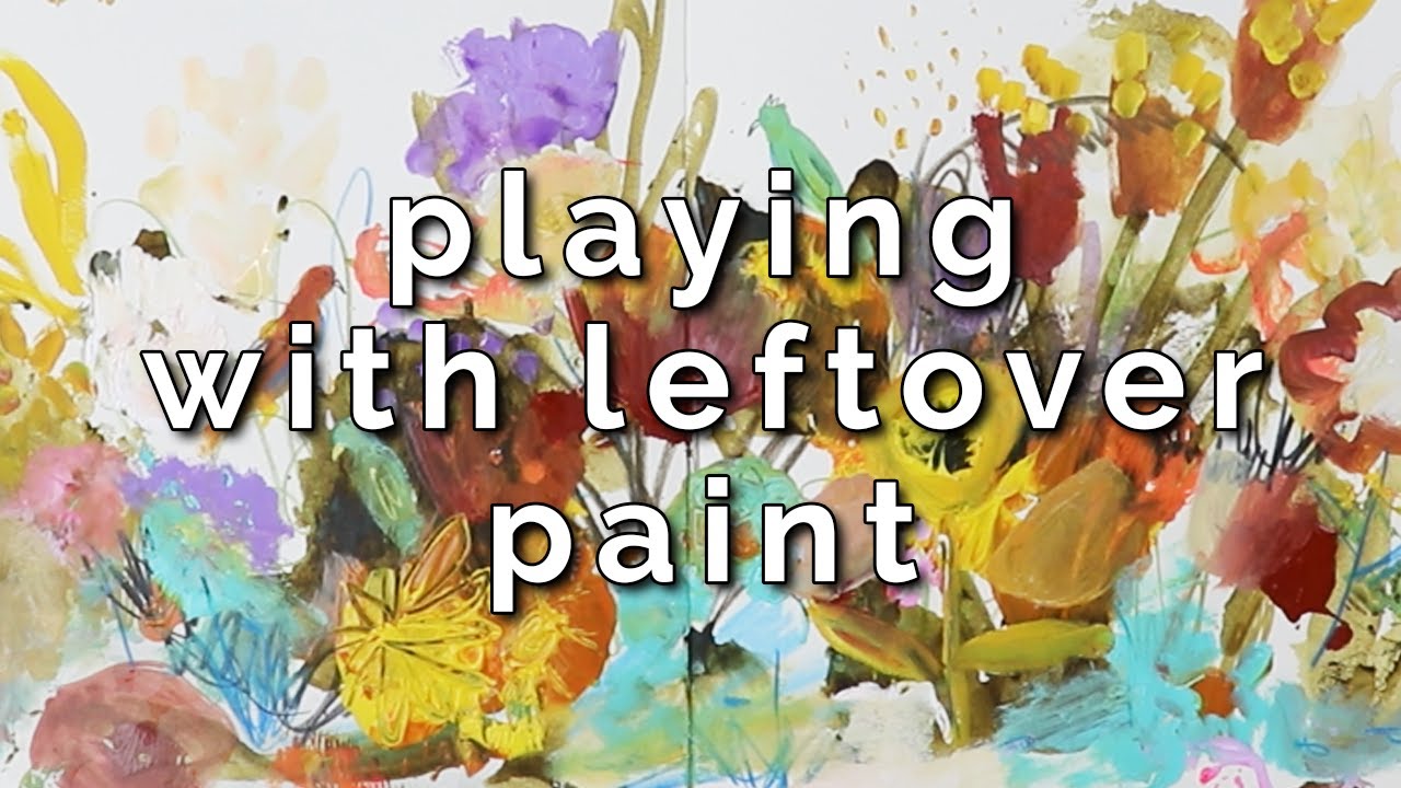 Do this and never waste paint again 🖌♥ | 10 minute sketchbook play session