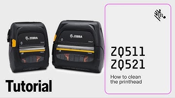 Zebra ZQ500 Series How To: Clean the Printhead