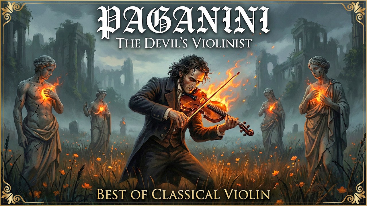 Лучшее из Паганини. Почему Паганини считают скрипачом дьявола? Классическая музыка для злодеев.