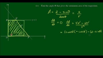 Plane Geometry Problem Part 3 - Minimum Area of a Trapezium