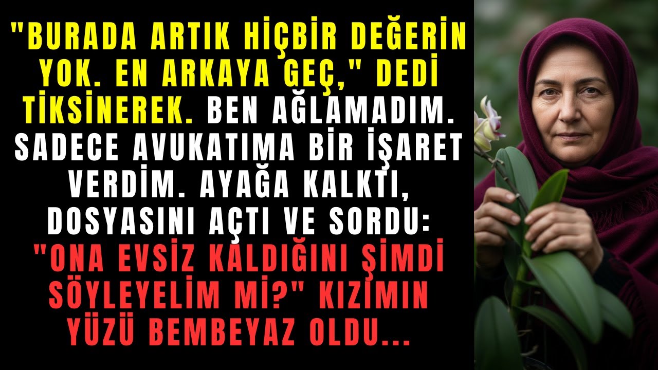 Cenazede kızım beni İterek 