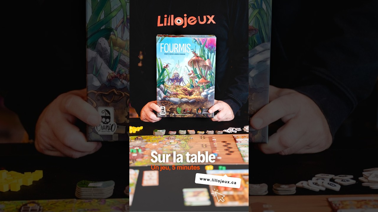 Sur la table ! Un jeu, 5 minutes | Fourmis