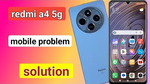 redmi a4 5g hanging problem and slow problem solution | redmi a4 5g sahi nahi chal raha