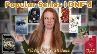 7 Popular Book Series I DNF’d — And Why They Didn't Work For Me 😬📚
