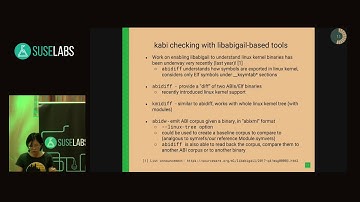 SUSE Labs Conference 2018 - On saner kabi checks
