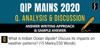 UPSC Mains Answer Writing Discussion | How to write answers for Mains Exam | QIP Mains Sample-4