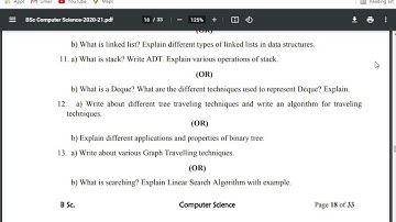 2 SEM COMPUTER SCIENCE  SYLLABUS 2021 ADIKAVI NANNAYA UNIVERSITY DS USING C