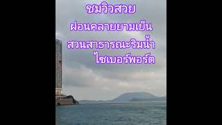 ชมวิวสวยๆ#ผ่อนคลาย ยามเย็#Cyberport Waterfront Park #Shorts