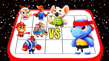 ZOO STAR BRAWL BATTLE - Merge Monster Evolution, Strategy Gameplay 